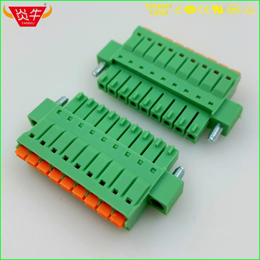 KF2EDGKNM 3.5 9P женский 15EDGKNM 3 5 мм 9PIN PCB разъем плагин клеммные Блоки FMC 1 5/9 STF 1966169 Феникс