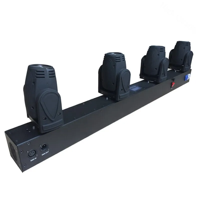 cree 4 головки rgb полный цвет пучка вращающейся привело движущихся головного света сценического оборудования свет/sx-mh0410