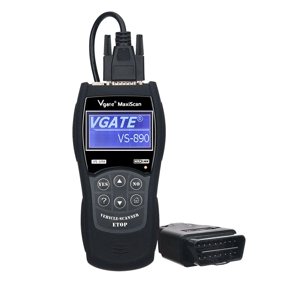 Оригинальный Vgate VS890 OBD2 читатель кода сканер Maxiscan VS 890 Авто диагностический для