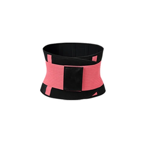 Dark Pink Пояс для тренировки талии, пояс для поясницы, обёрточная бумага для живота, триммер для похудения, компрессионная лента для спины, спортивный пояс для потери веса, Fitnes - Цвет: Dark Pink