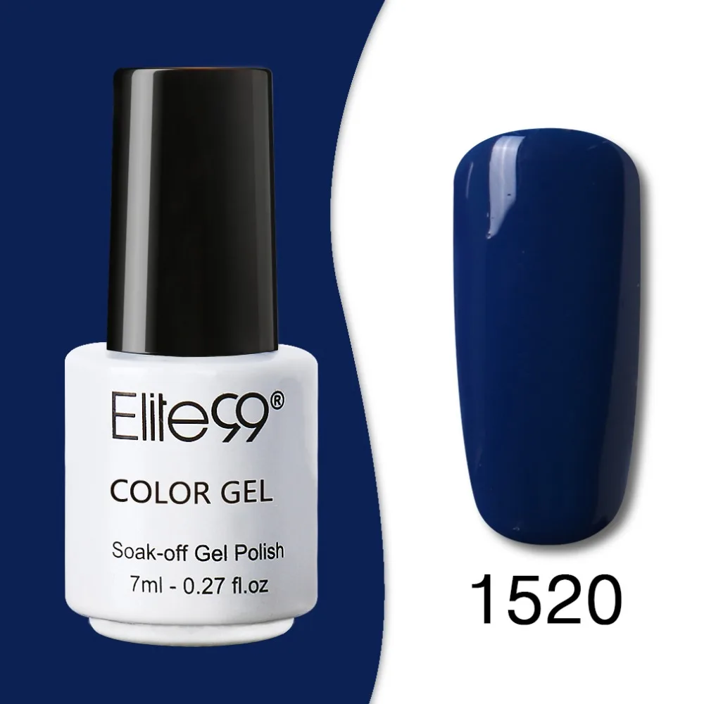 

Elite99 7ml Pure Color Gel Lacquer 10 Pcs/set Nail Art Semi Permanent Nail Gel Polish Soak Off UV LED Manicure Primer Glue
