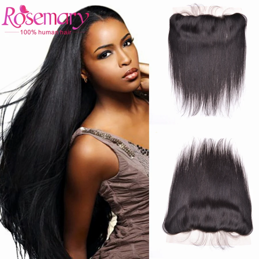 7А Перуанский Прямо Кружева Фронтальной Уха до Закрытие Девы Волос Прямой Дешево