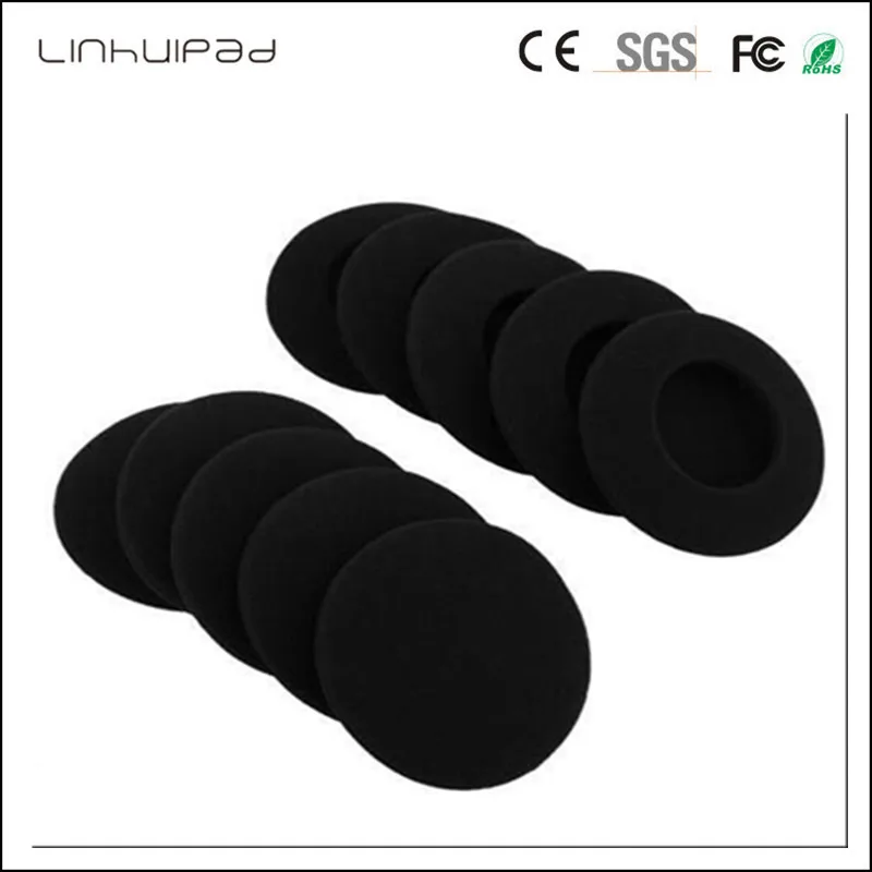 

Linhuipad FM-60 60MM Headphone Replacement Sponge Soft Foam Ear Pads Earpad Cushion Best Price 5 pcs /Lot Free shipping