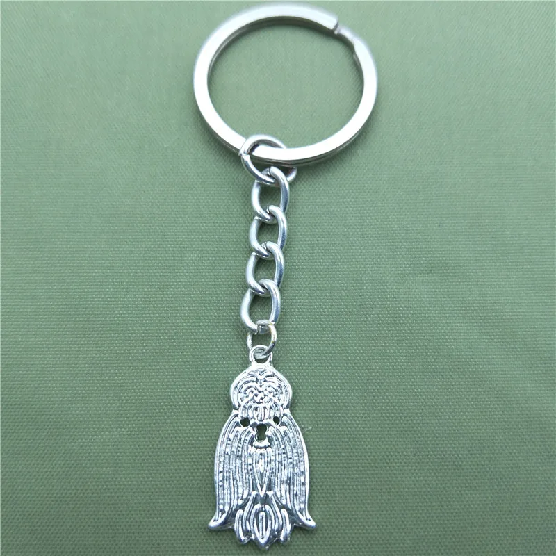 Новые винтажные брелки для ключей Shih Tzu модные украшения домашних животных собак