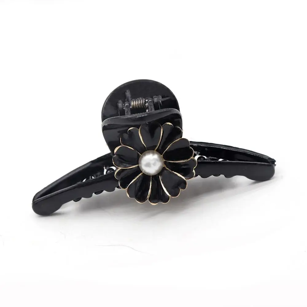 Корейская мода жемчужная ткань акриловые заколки для волос высокое качество