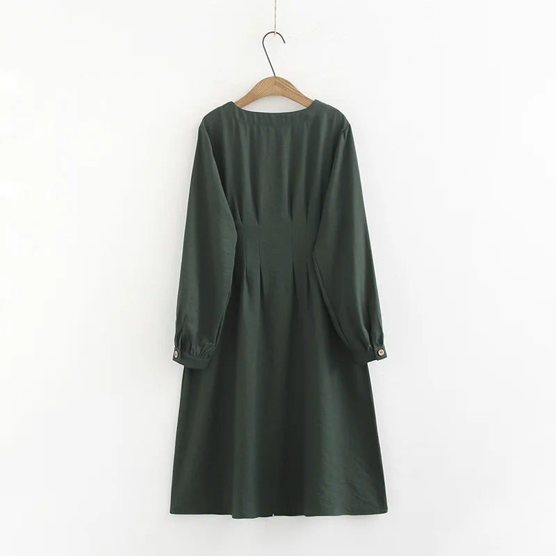 2019 плюс Размеры Повседневное платья весна женская одежда мода Свободные длинным