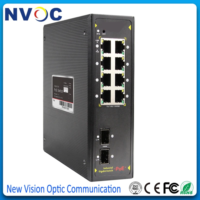 Dahua DH-PFS3110-8P-96 8 портов PoE коммутатор неуправляемый порт поддержки IEEE802.3af IEEE802.3at