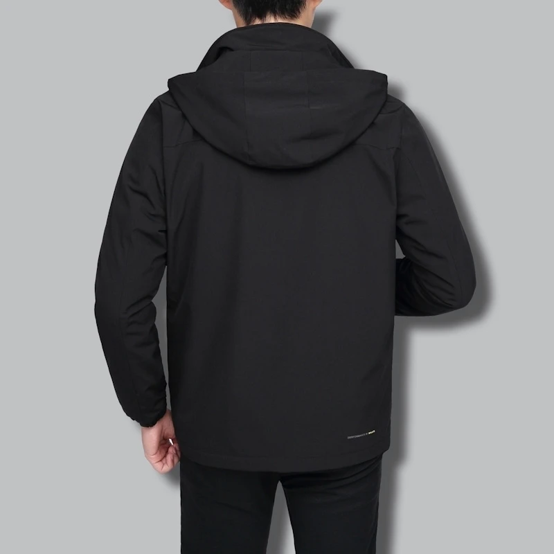 Новый Плюс Размер 8XL 7XL мужские толстовки Мужская куртка шерстяная подкладка
