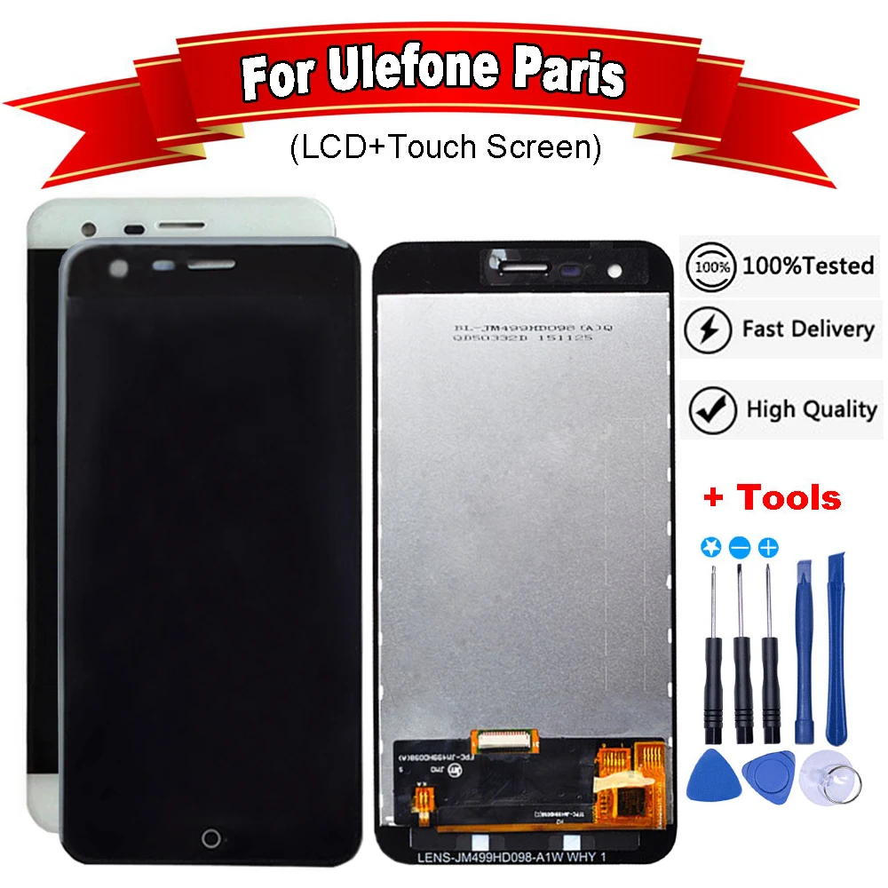 Для UleFone Be Pro ЖК дисплей Дисплей кодирующий преобразователь сенсорного экрана в