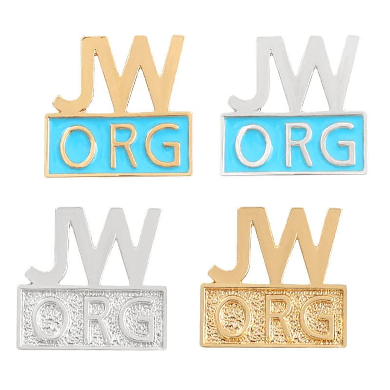 JW.org простая модная брошь разных цветов подходит для друзей в качестве подарка