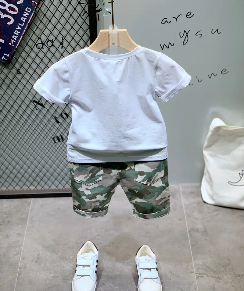 2019 Летняя Детская Повседневная футболка с короткими рукавами и рисунком для