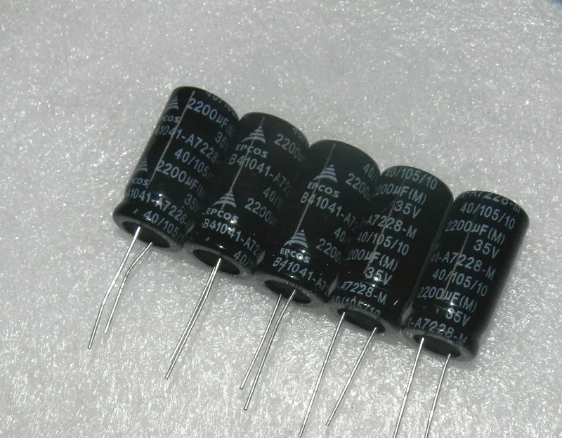

Original new 100% aluminum electrolytic capacitor 35v2200uf B41041A7228M B41041-A7228-M (Inductor)