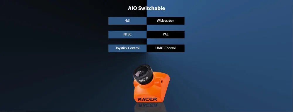 RunCam Racer 2 FPV камера 700TVL Super WDR CMOS сенсор 1,8 мм/2,1 мм FOV 160/145 градусов M8 объектив PAL/NTSC для гоночного дрона FPV