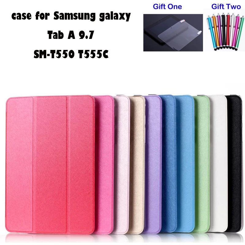 Хит Pada P550 P555 чехол для samsung galaxy tab A 9 7 SM T550 T555 ''чехол планшета + защита экрана|for