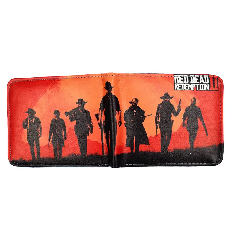 Игра Red Dead Redemption 2 Кошелек Для мужчин, короткий кошелек с отделением для монет - Цвет: qy377