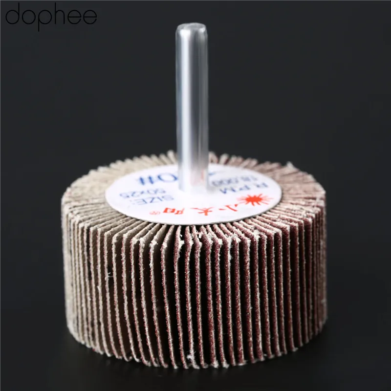 Dopee 5 шт. Dremel аксессуары шлифовальная полировка наждачной бумаги Лоскутная головка колеса 50 мм+ оправка 6 мм для роторного инструмента мини дрель 120-Grit