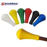 sharrow 10 pieces children nylon arrowhead 6 colors practice shooting arrow tip point for 8mm arrow shaft
