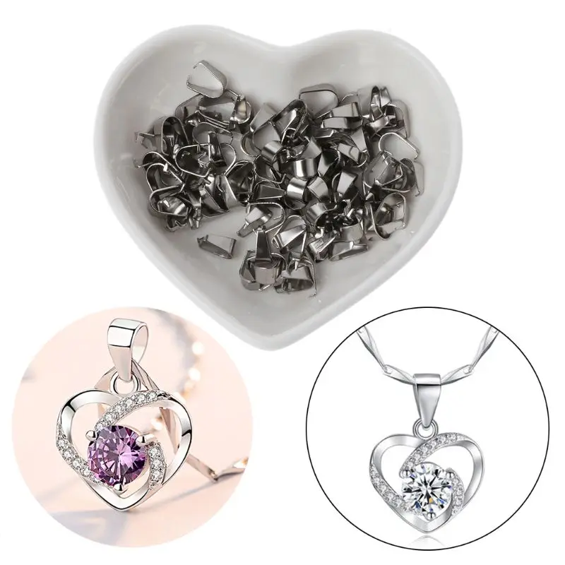 60 шт. Зажимная защелка для фиксации фиксатор Подвески из бисера соединители