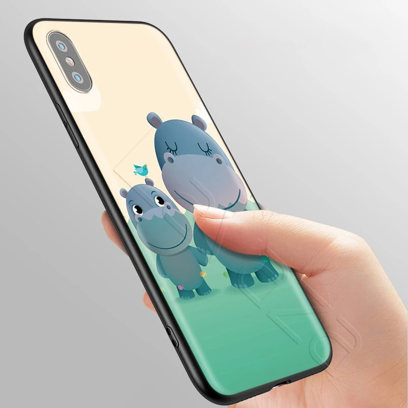 Lavaza милый мультяшный Бегемот чехол для iPhone 11 Pro XS Max XR X 8 7 6 6S Plus 5 5s se |