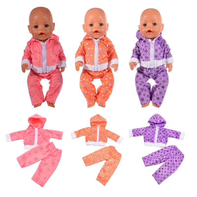Милый мягкий спортивный костюм LUCKDOLL 18 дюймов американская кукла 43 см аксессуары