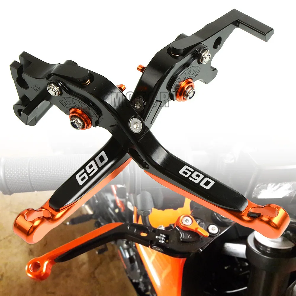CNC мотоциклетные регулируемые складные рычаги тормозной муфты для 690SMC R 690 2012 2013