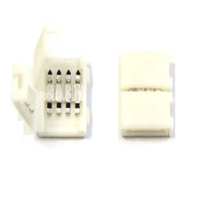 20 шт./лот 10 мм 4 контакта шрифт 5050 RGB Светодиодная лента соединитель|rgb led strip connector|led