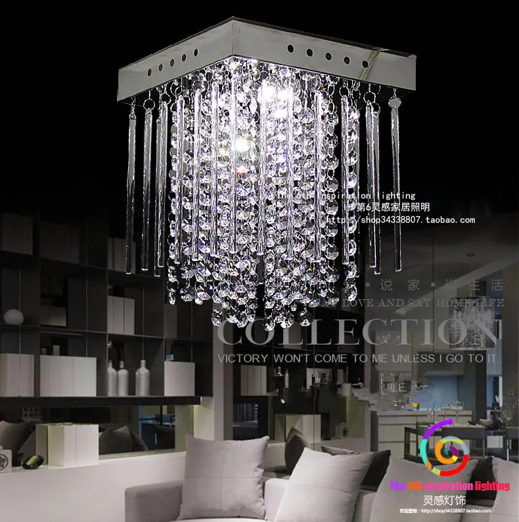 NEW square K9 crystal chandeliers led lamps high power lights chandelier lustre | Освещение