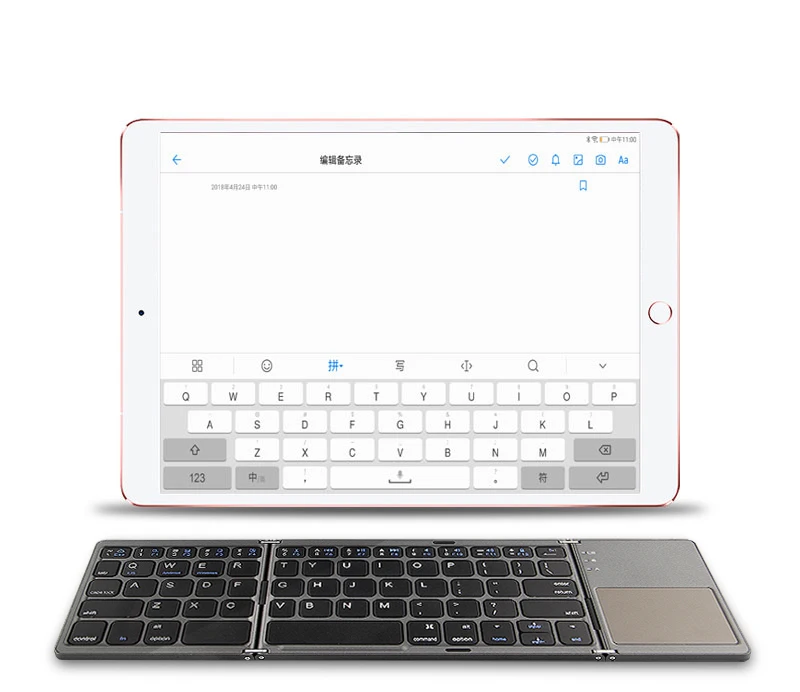 Двойная Складная Беспроводная Bluetooth клавиатура для samsung Galaxy Tab 3 Tab3 4 2 8,0 10,1 7,0 SM-T530 планшет тачпад Клавиатура Чехол