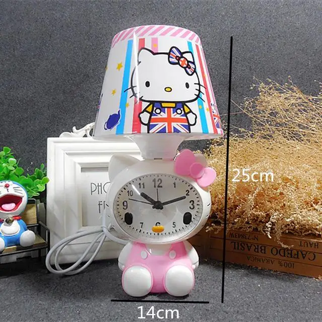 Usb-флеш-накопитель Hello Kitty подключить лампы мультфильм дизайн теплый свет для Спальня прикроватный столик лампа Самые дешевые семейный подарок - Цвет: 1