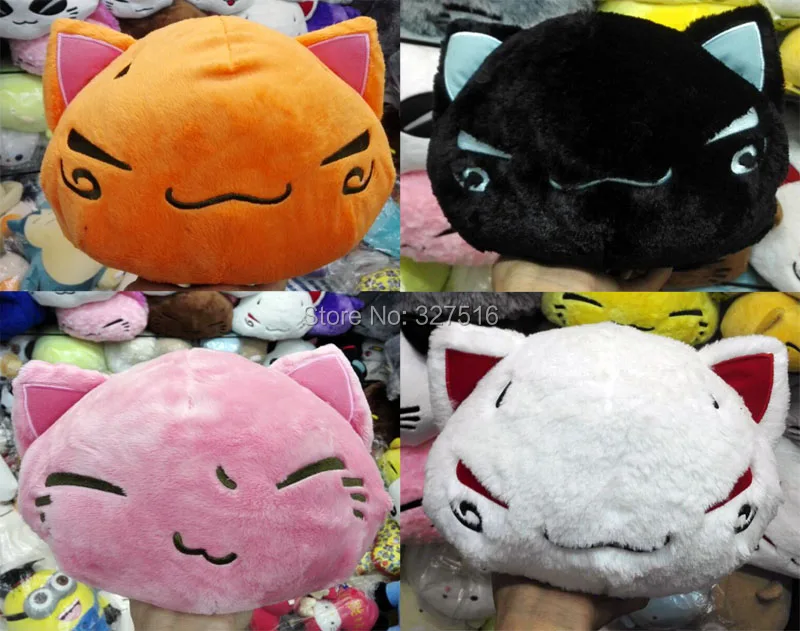 28 см мультяшная кошка плюшевая фигурка животного игрушка nemuneko спящий Кот мягкая