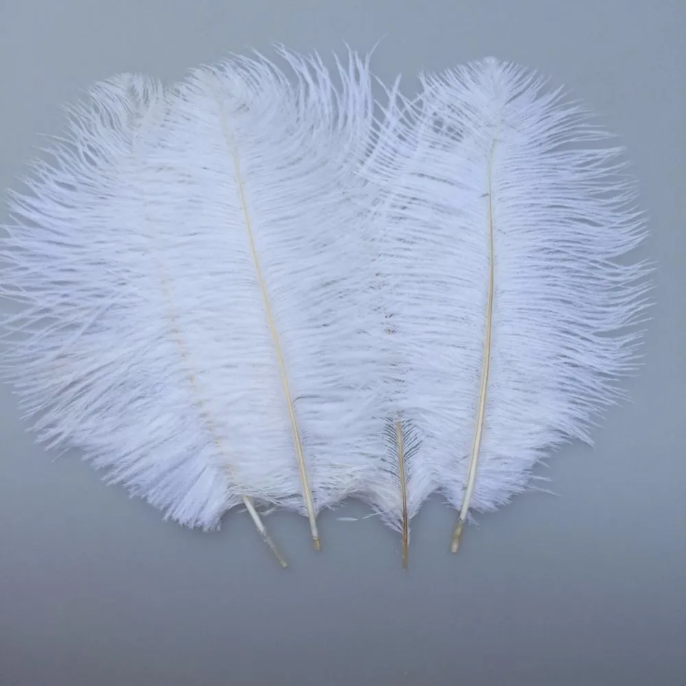 

Бесплатная доставка 500 шт. белые свадебные центральные части страусиные перья 20-25 см/8-10 дюймов белые натуральные шлейфы для рождества