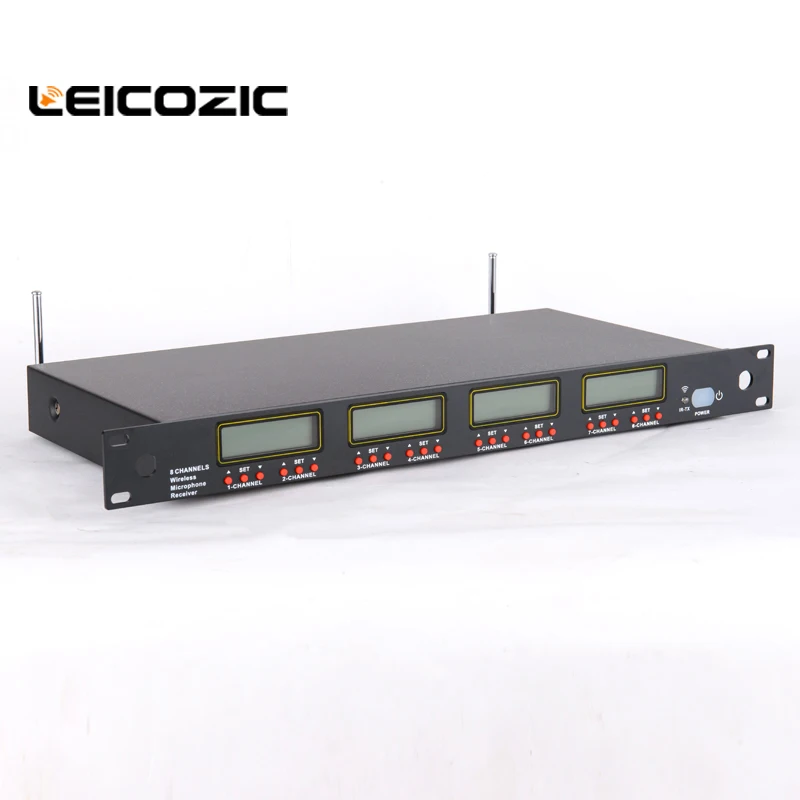 Leicosic 8 канальный беспроводной микрофон ручной система UHF Mikrafon Microfono microfone sem fio mikrofon