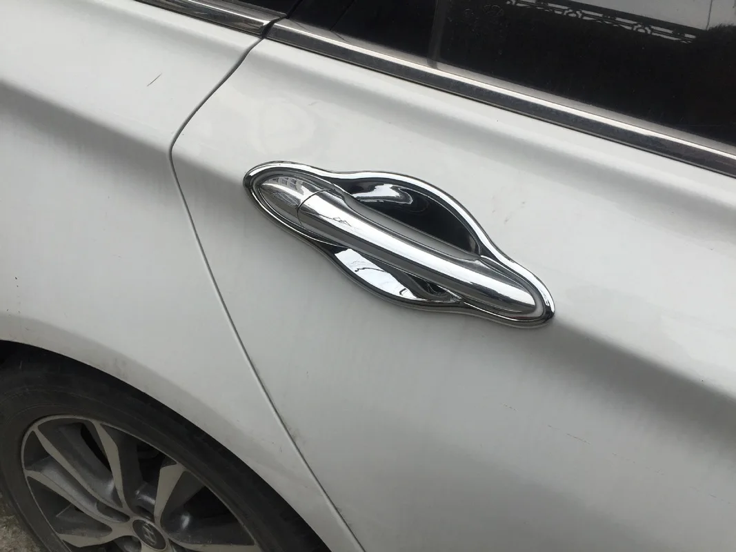 Funduoo подходит для Hyundai Sonata YE I45 накладка на дверные ручки автомобиля хромированный