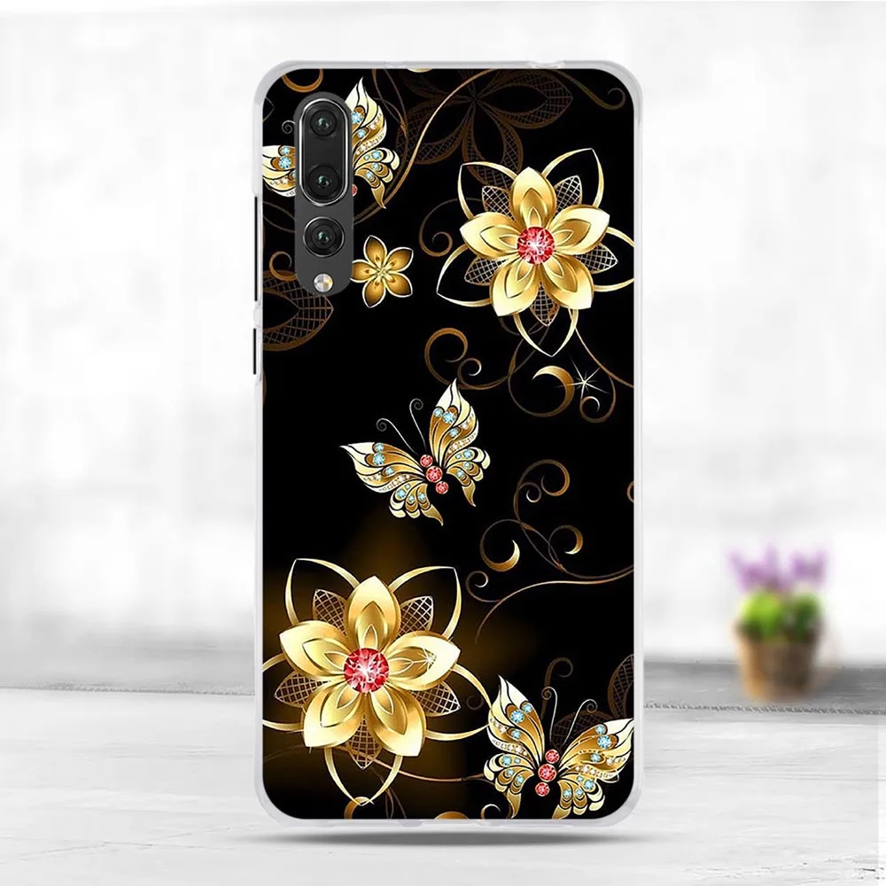 Чехол для Capa Huawei P20 Pro чехол Funda телефона силиконовые мягкие чехлы из ТПУ Бампер Plus