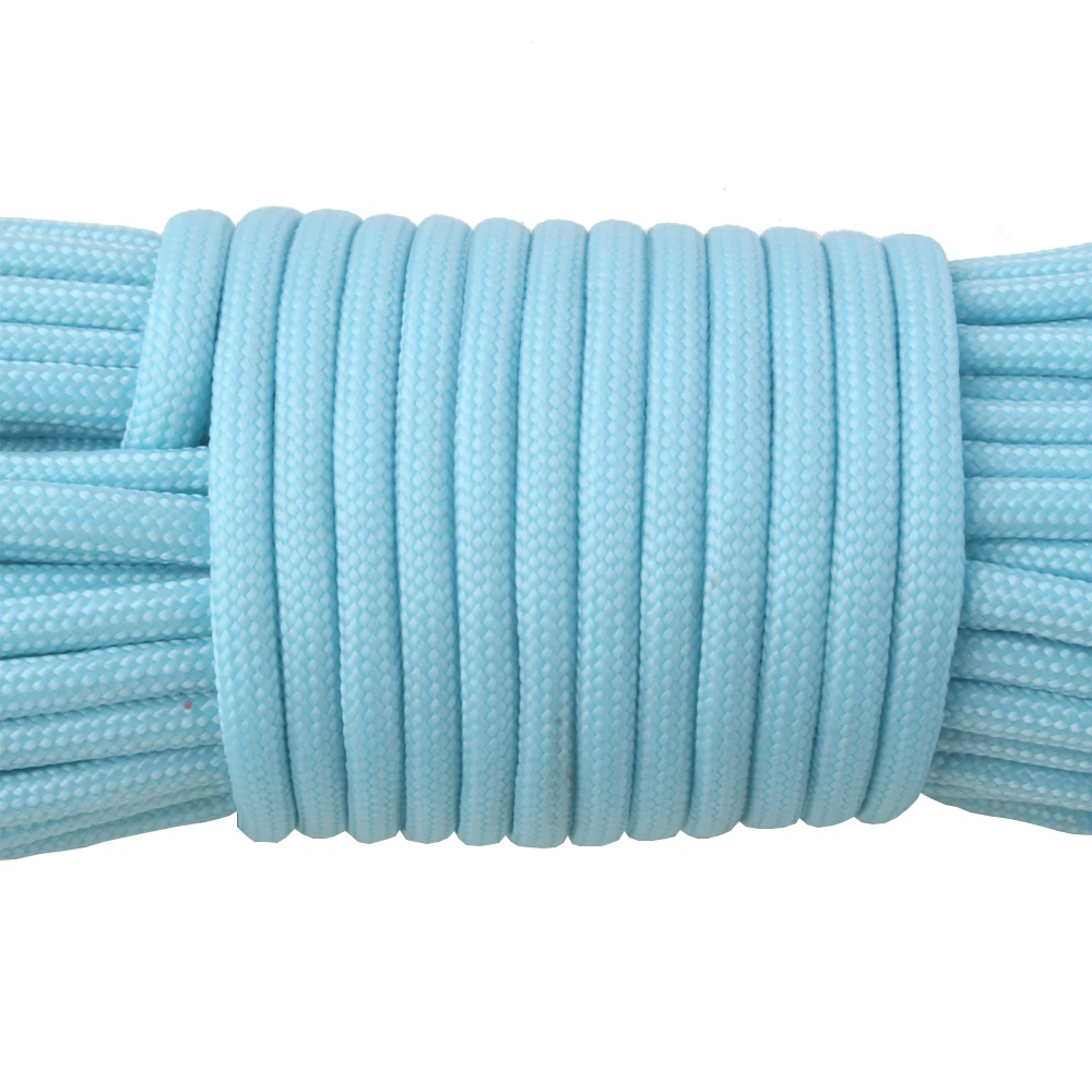 25 футов светится в темноте нейлон Paracord 550LB 7 нитей выживания светящиеся