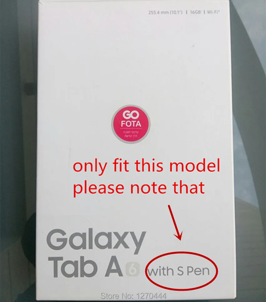 Фото Для Samsung Galaxy Tab A 10,1 2016 P580 P585/с S Pen SPen/SM-P580 SM-P585 Чехол для планшета с вращающейся откидной подставкой, кожаный чехол №2
