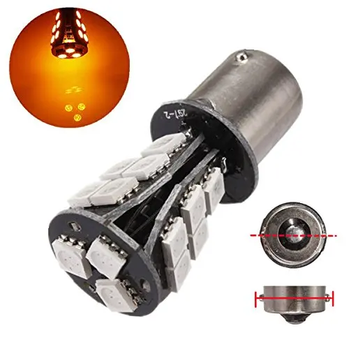 Lampada 1156 18 Led Smd 5050 1 Polo Amarela/резистор для поло|lampada 1156|led smdled para carro |