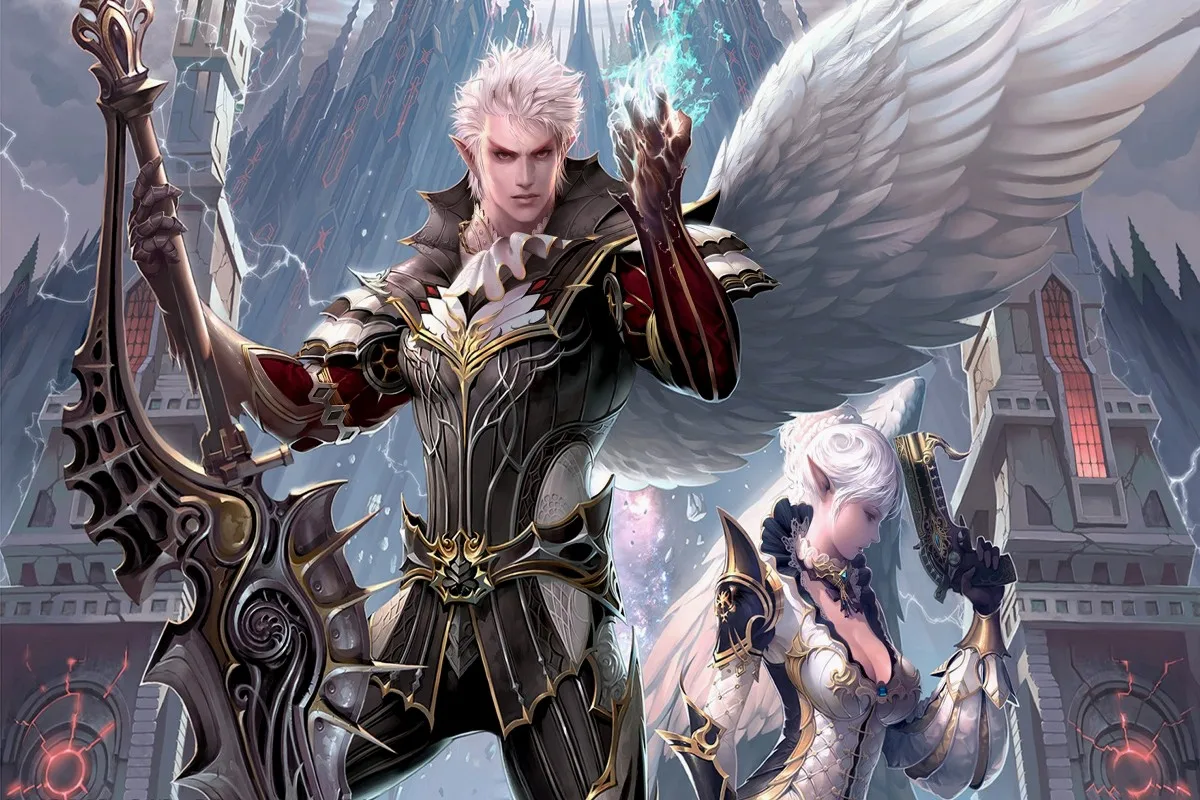 

Холст Тканевый постер с рисунком на заказ (рамка в наличии) Lineage 2 PDM701 для настенного декора, декора комнаты, домашнего декора