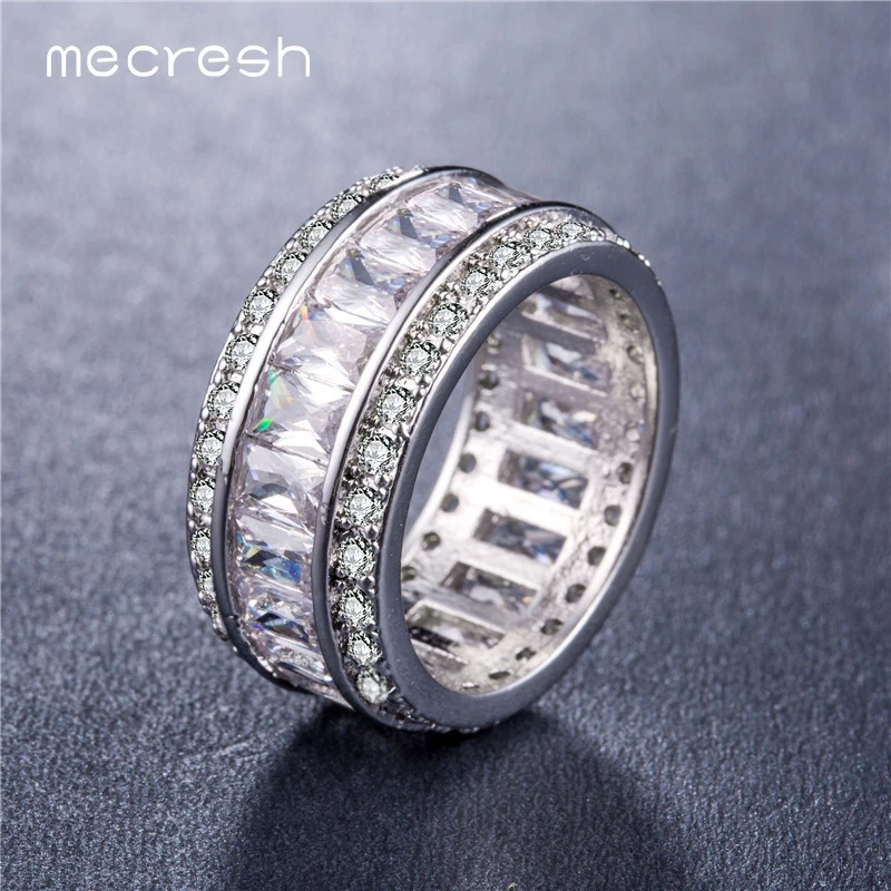 Mecresh Bohemia AAA + CZ женские кольца модные вечерние выпускного вечера пышные ювелирные
