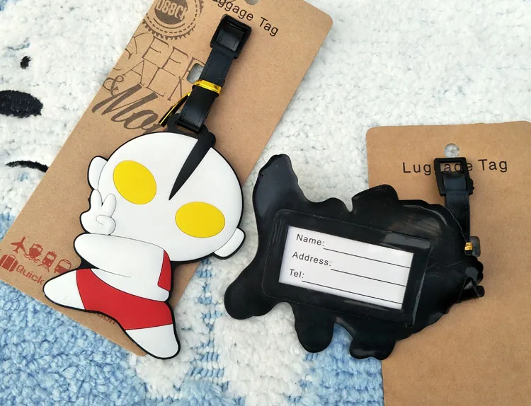IVYYE Ультрамен Аниме аксессуары для путешествий багажная бирка на чемодан ID