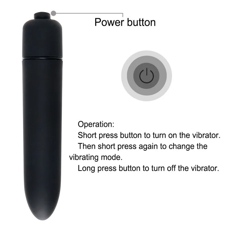 12 Colors 10 Speed Mini Bullet Vibrator for Women Waterproof Clitoris Stimulator Dildo Sex Toys Woman Products | Красота и здоровье