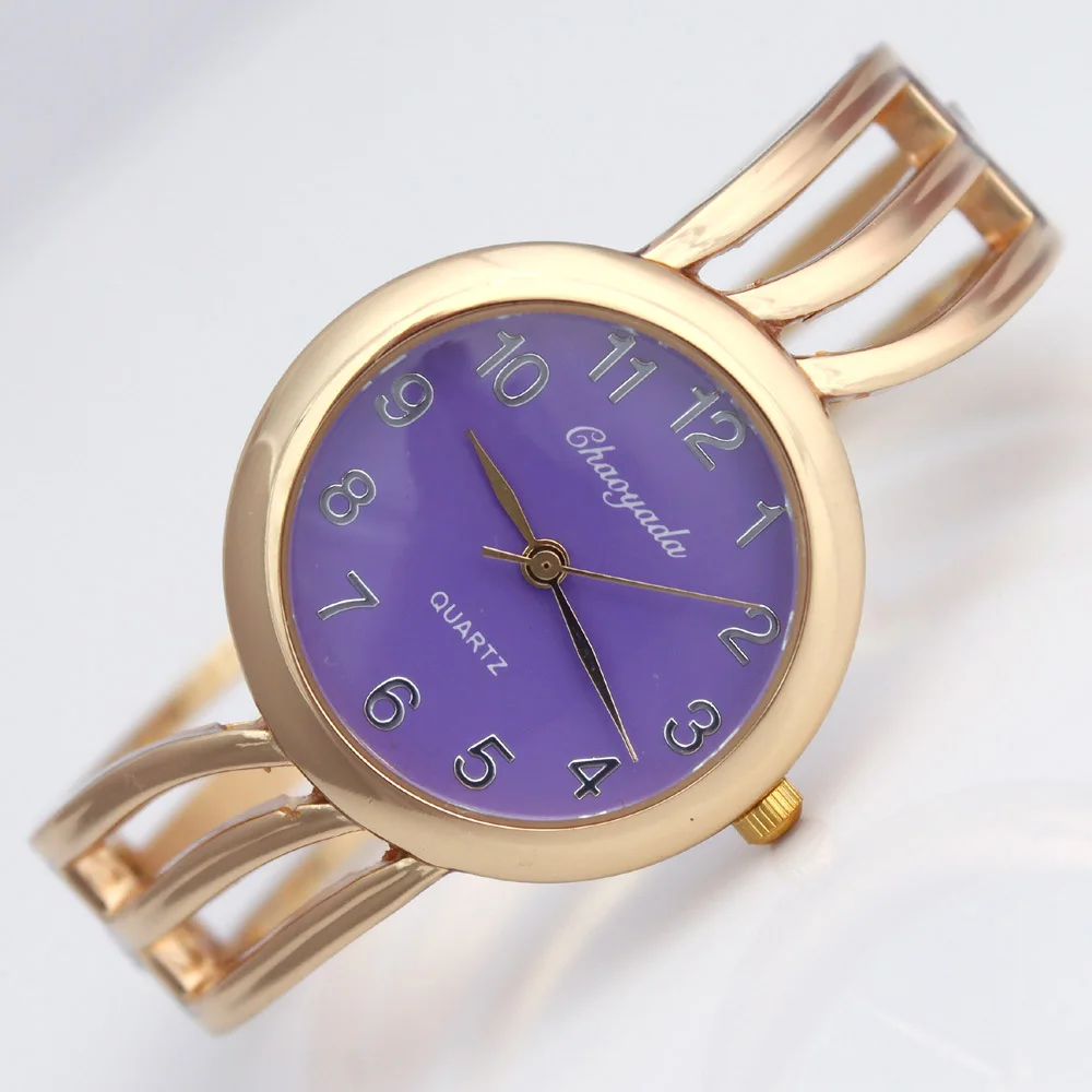 D11 gold purple Модные женские часы, женские часы-браслет, Женские кварцевые наручные часы для женщин, женские часы, Прямая поставка - Цвет: D11 gold purple