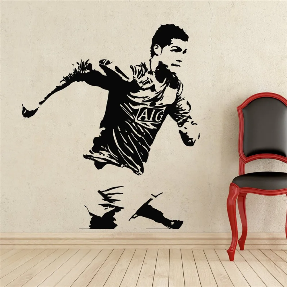 Бесплатная доставка DIY обои домашний декор спортивные настенные наклейки на тему