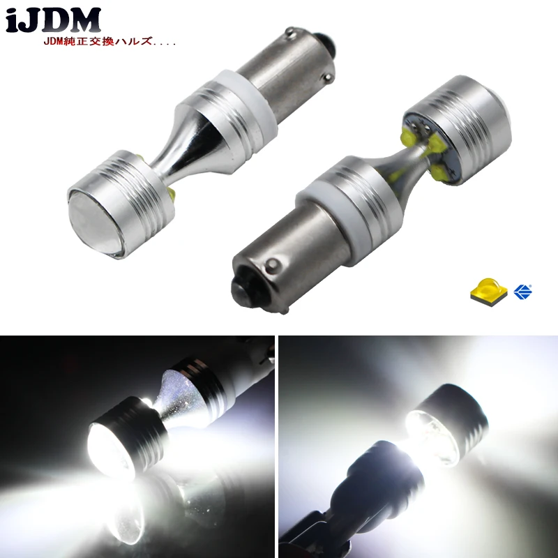 IJDM Auto H21W BAY9s 120 degress 6x5W высокая мощность светодиодный объектив лампы для