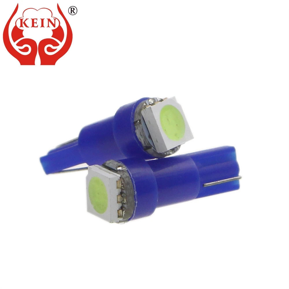 KEIN 10PCS T5 w3w LED Car 5050 1SMD Auto Instrument Lights Dashboard Warming Indicator Vehicle Bulb car styling Lamp White Red | Автомобили