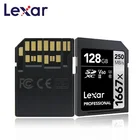 Новая карта памяти Lexar Flash sd, карта памяти 128 ГБ, U3 SDXC, UHS-II 250, для цифровой зеркальной камерыHD 1080p 3D 4K, карты видеокамеры
