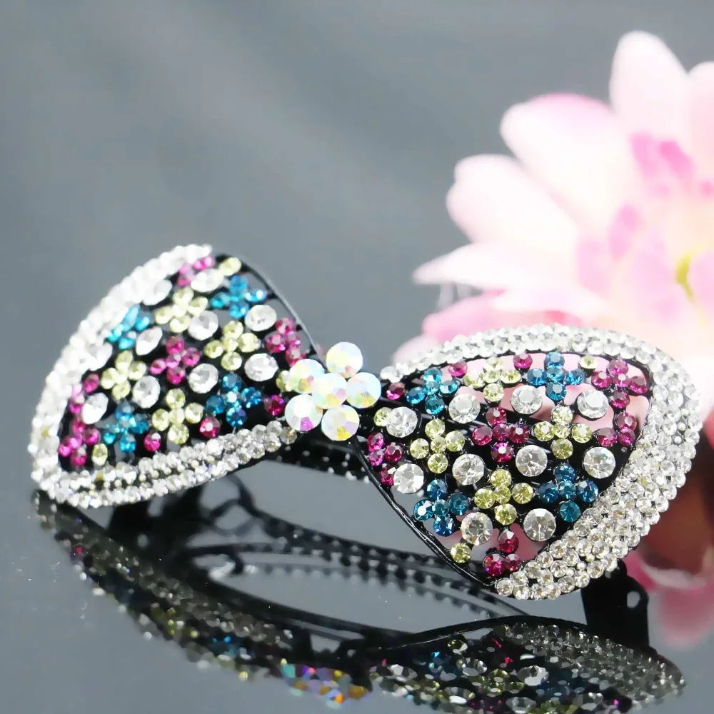 35*81 мм хит продаж корейский стиль бант банты горный хрусталь свадебный головной