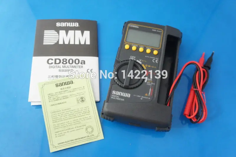 DIGITAL Multimeter CD800a DMM 600V 400mA 4000 count Volt counter tester meter NEW