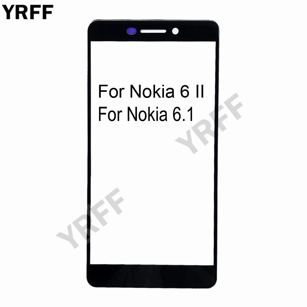 (Без мобильного сенсорного экрана) внешнее стекло для Nokia 5 6 1 II запасная Передняя