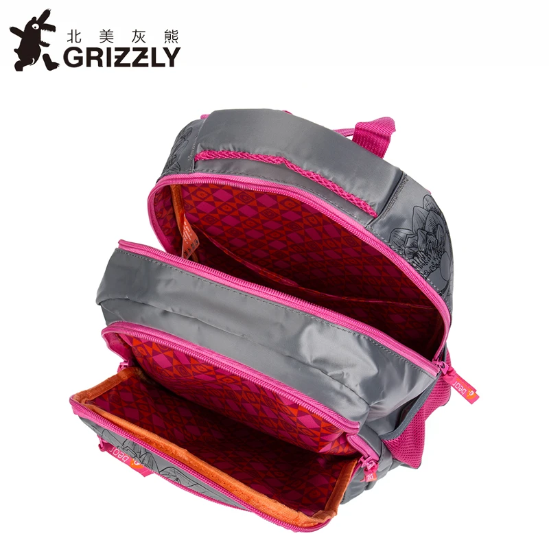Гризли 2017 Новый русский Детский рюкзак милый мультфильм школьные сумки